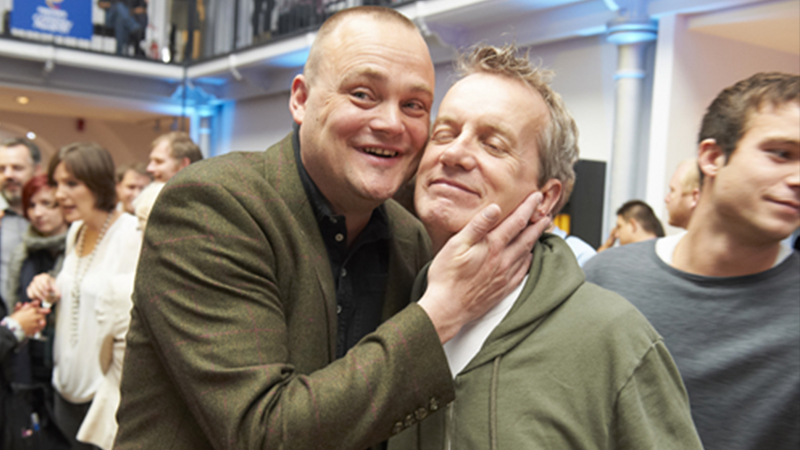 Al Murray and Frank Skinner