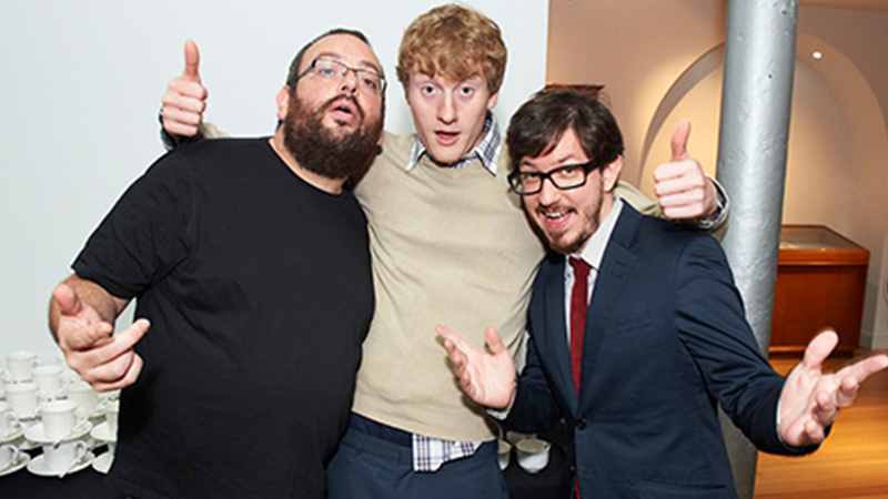 David Trent, James Acaster and Matthew Crosby