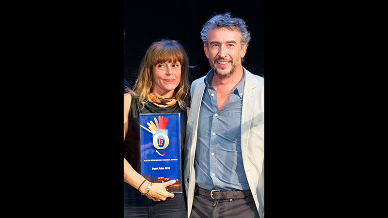 Adrienne Truscott and Steve Coogan