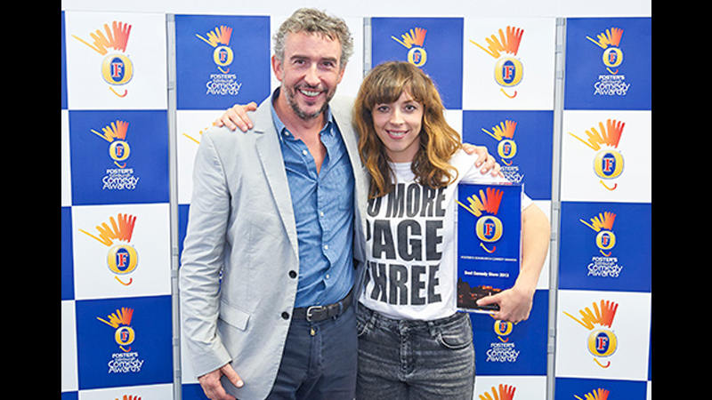 Bridget Christie and Steve Coogan